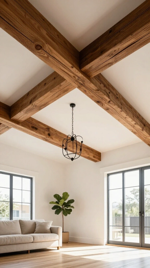 Lightweight Faux Ceiling Beams