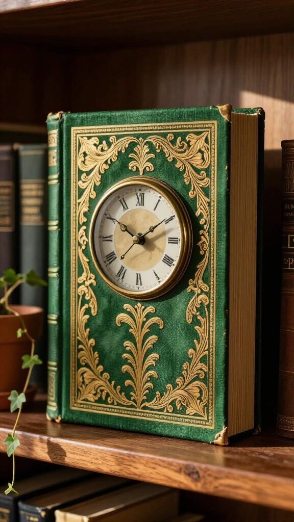 Working hardcover wall clock