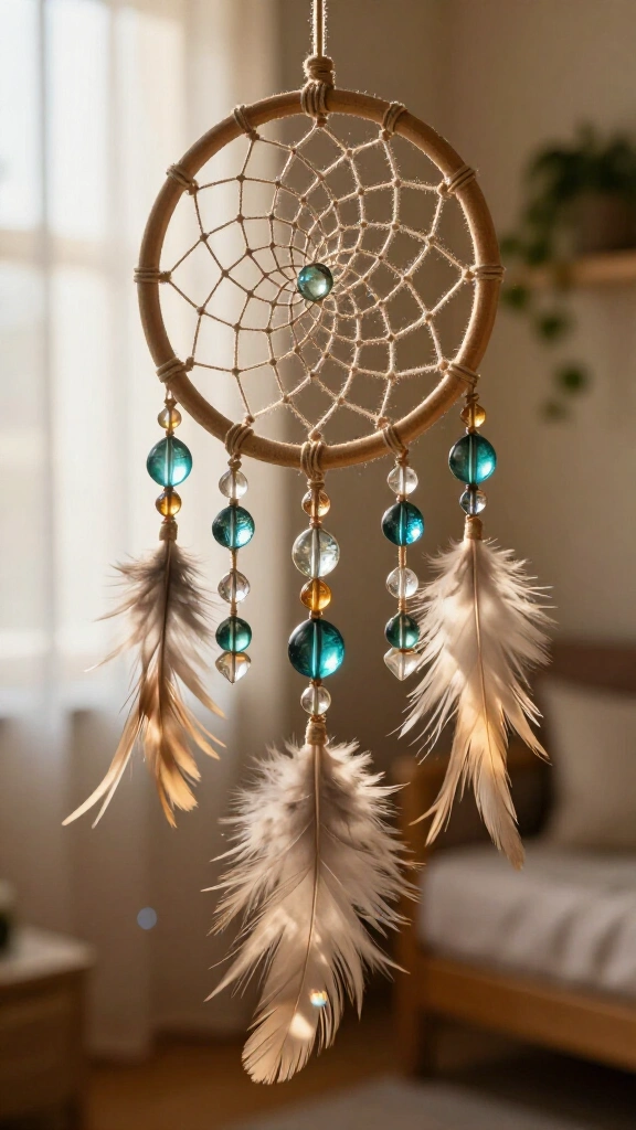 Beaded dreamcatcher