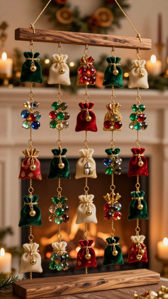 Beaded advent calendar