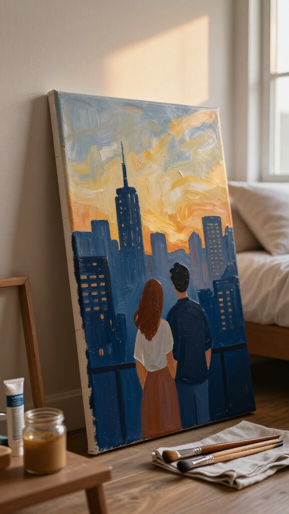 Personalized canvas painting