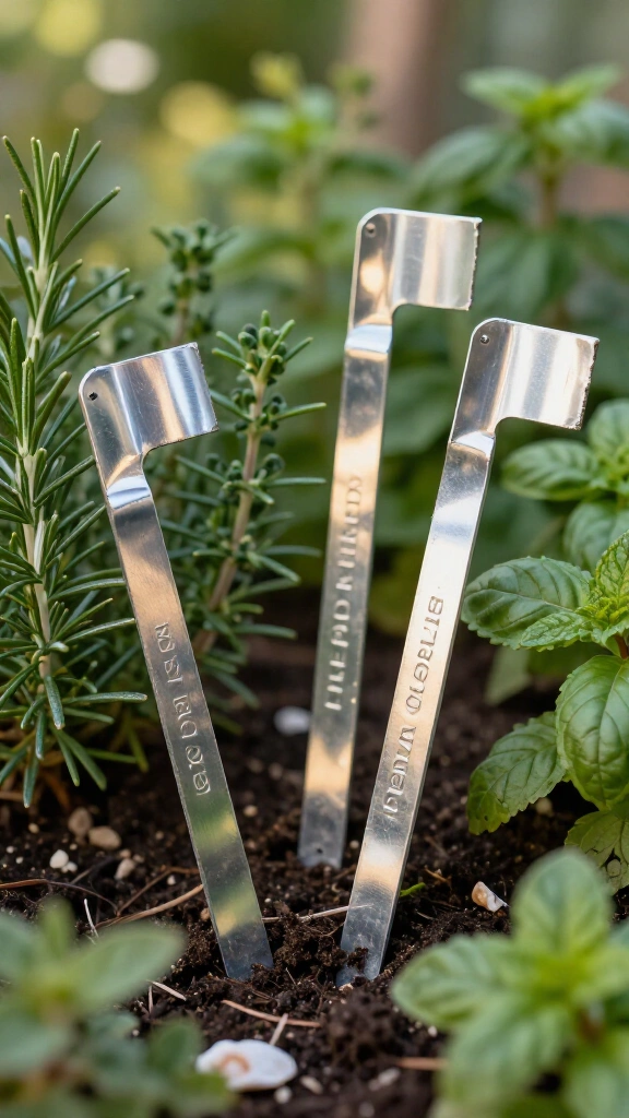 Soda can herb labels
