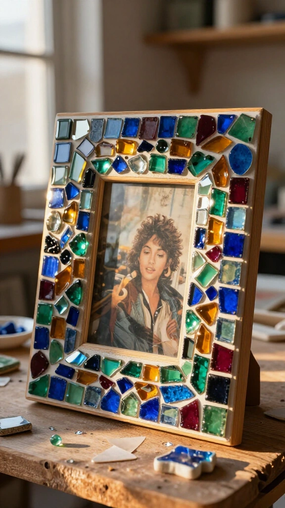Mosaic picture frames