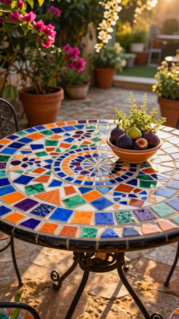 Mosaic tabletop