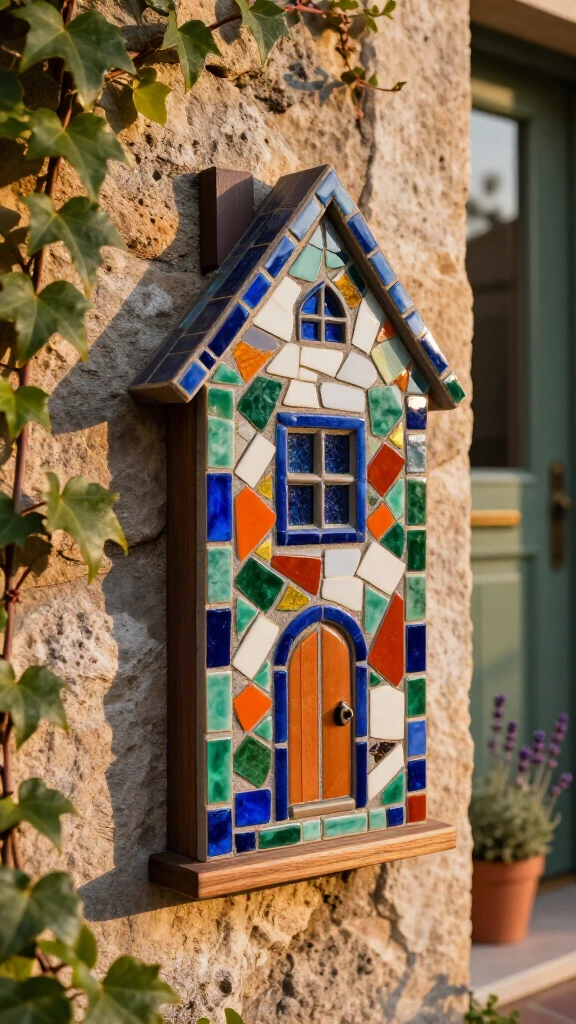 Mosaic house numbers