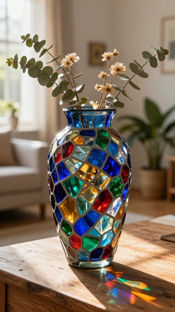 Mosaic vases