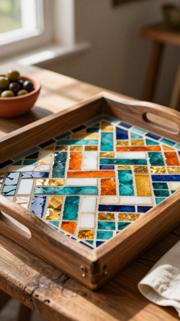 Mosaic tray