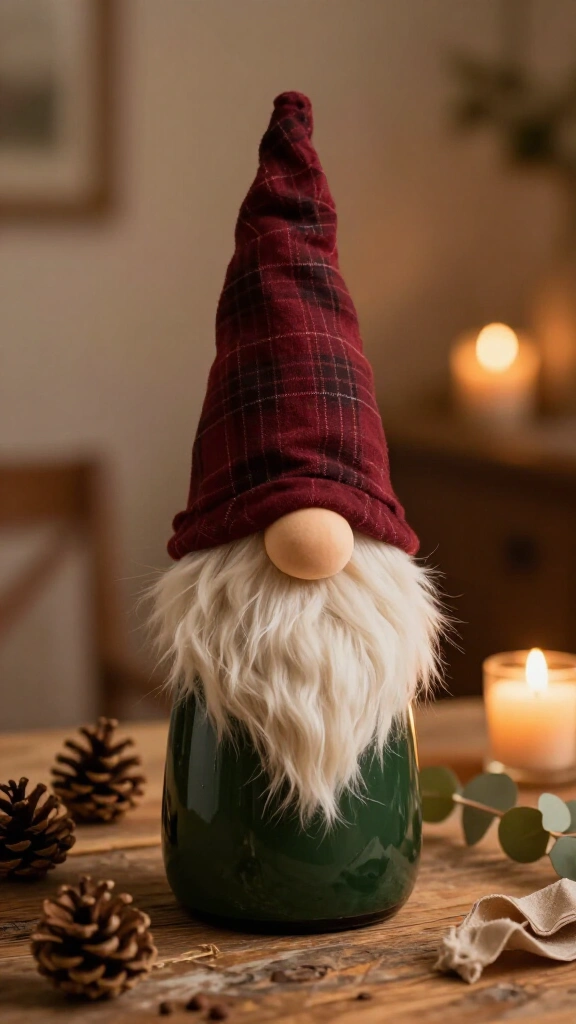 Wine bottle gnome