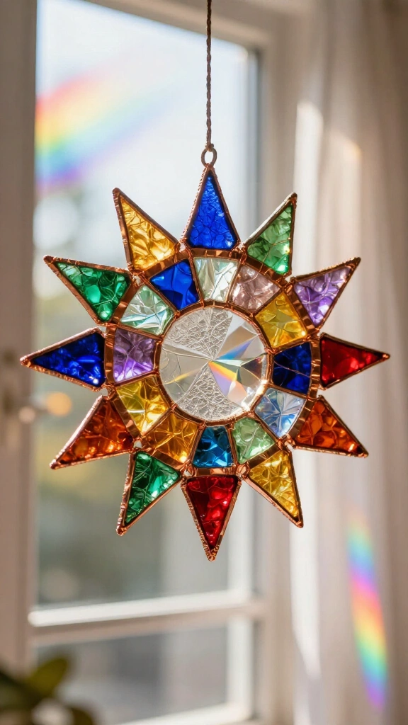 Mosaic sun catcher