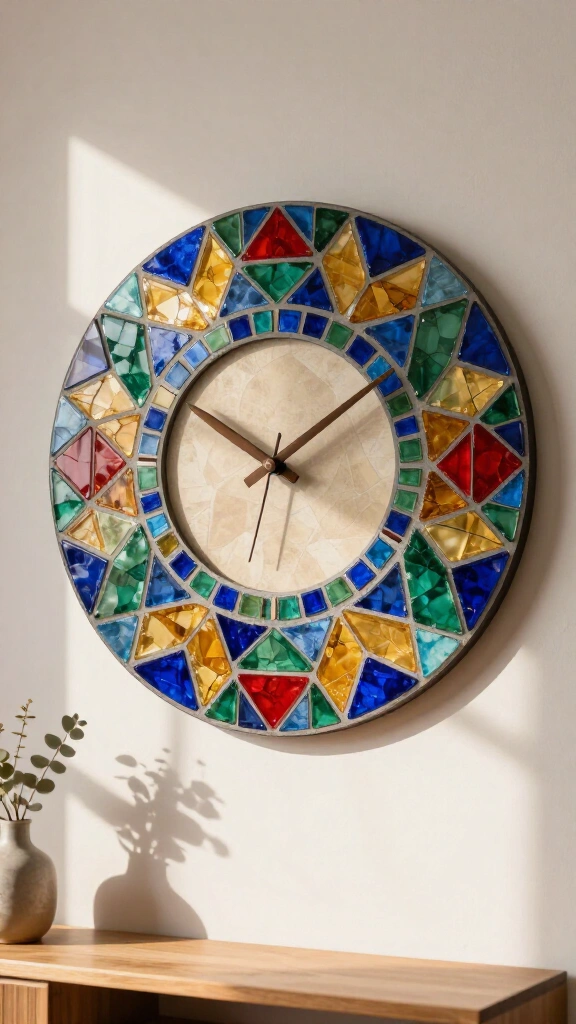 Mosaic clock