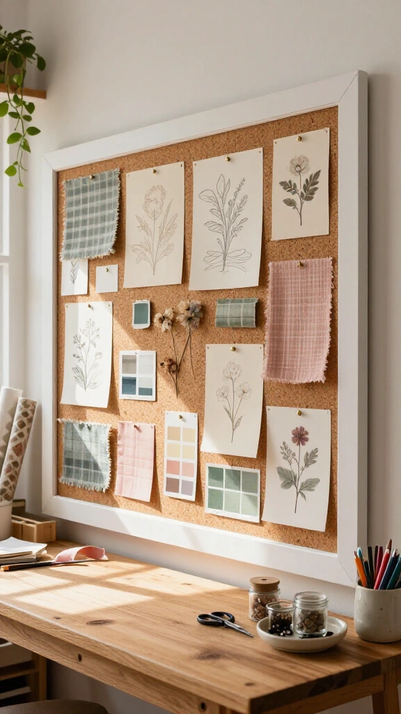 DIY inspiration board