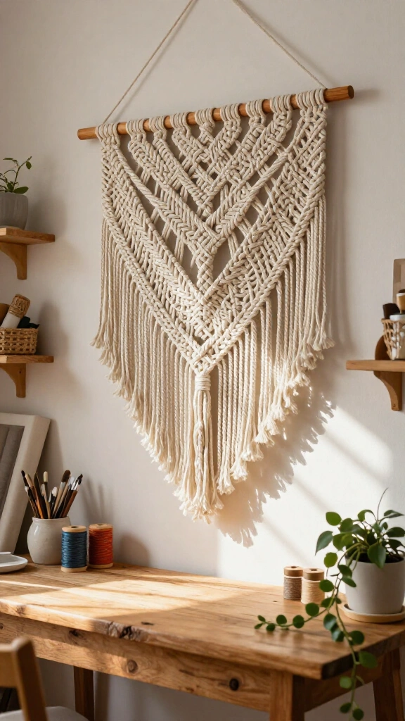 Macrame wall hanging