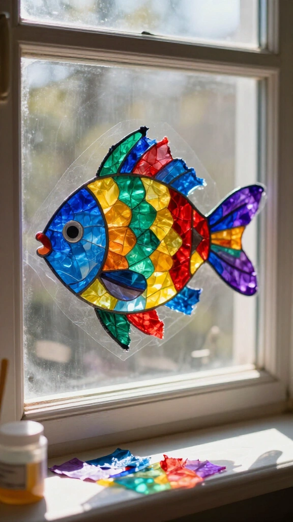 Tissue paper fish