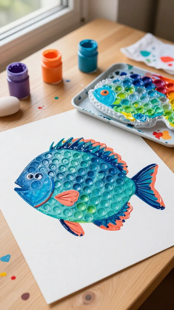 Bubble wrap fish