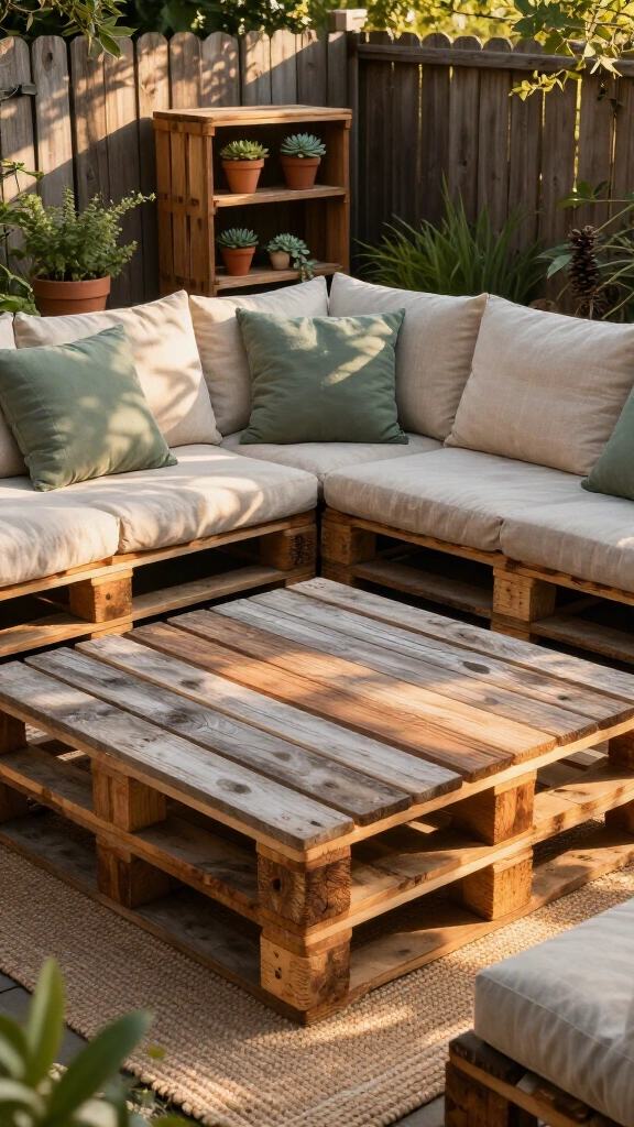 Wooden pallet furniture