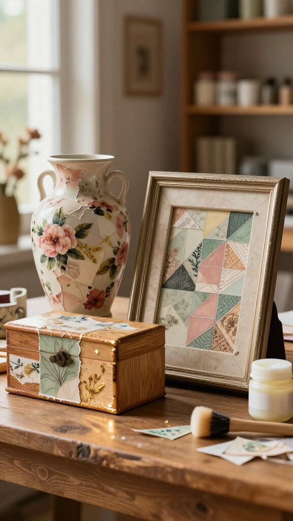 Decoupage home decor