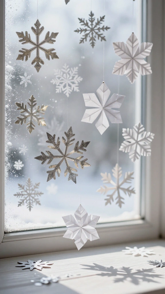 Paper snowflakes