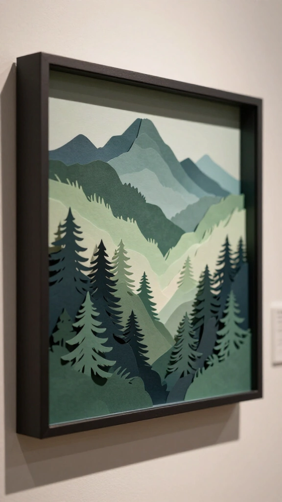 Paper shadow boxes