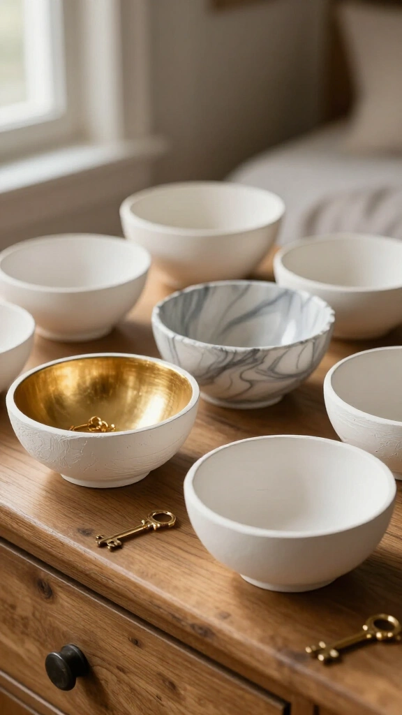 DIY Plaster of Paris bowls