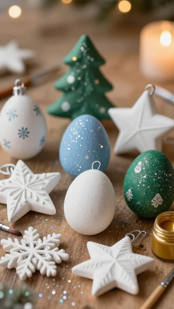 Plaster of Paris ornaments