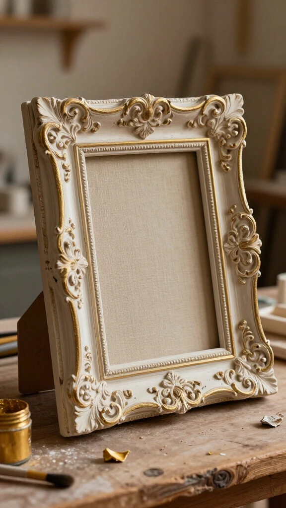 Plaster of Paris picture frames