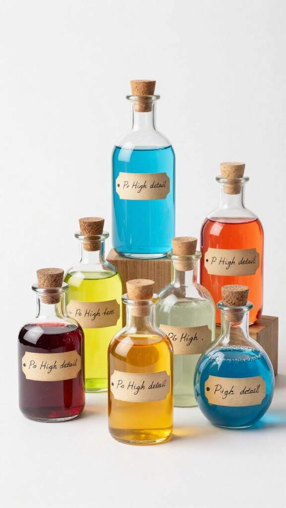 Enchanted potion bottles