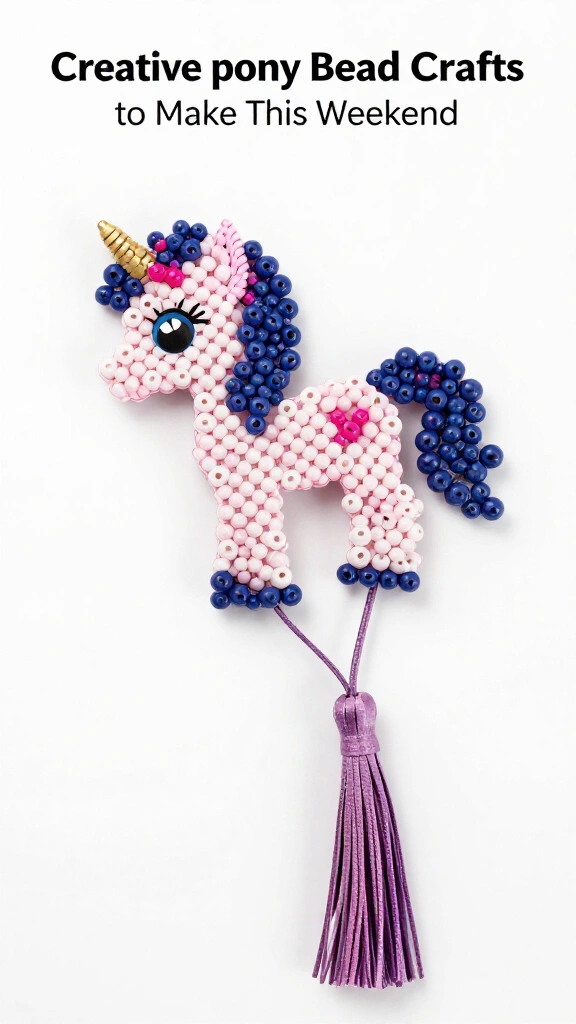 Pony bead bookmarks