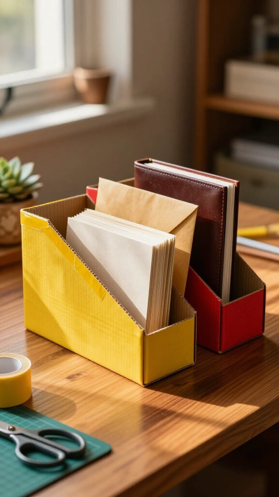 Eggo box desk organizer dividers