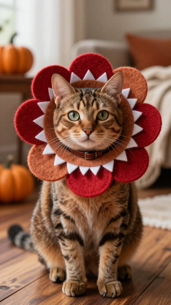 Demogorgon pet collar flower