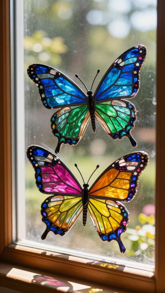 Foil & Sharpie Metallic Butterflies