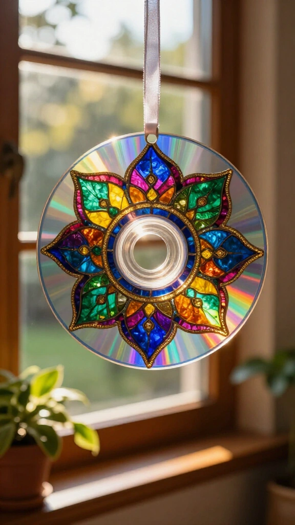 Bright CD sun catcher