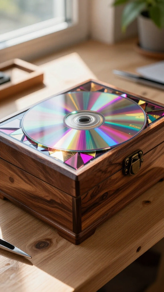 Mosaic CD jewelry box