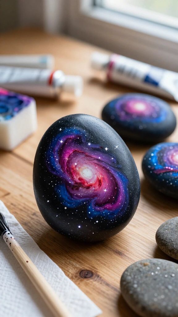 Cosmic galaxy rocks