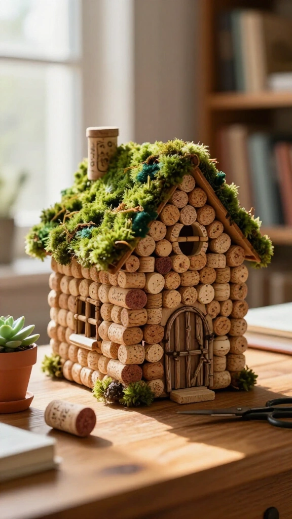 Wine cork cottage