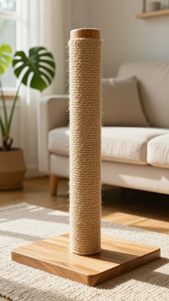 Sisal rope cat scratching post