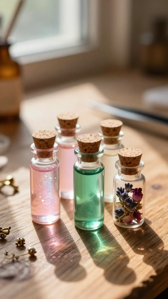 Micro glass vials and bottles