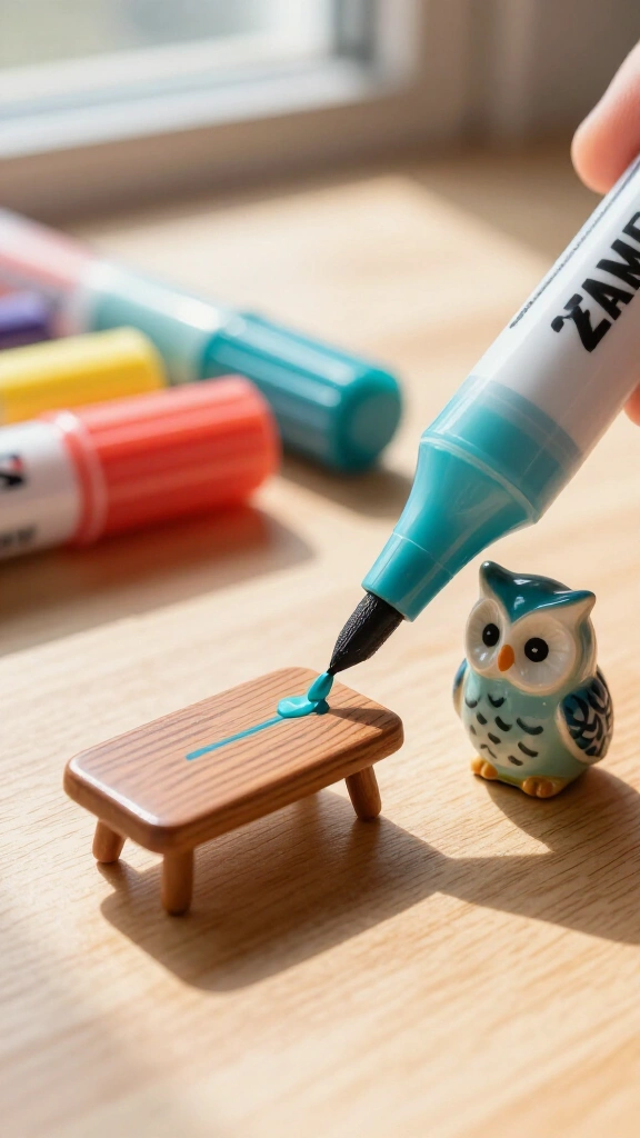 Ultra-fine acrylic paint markers