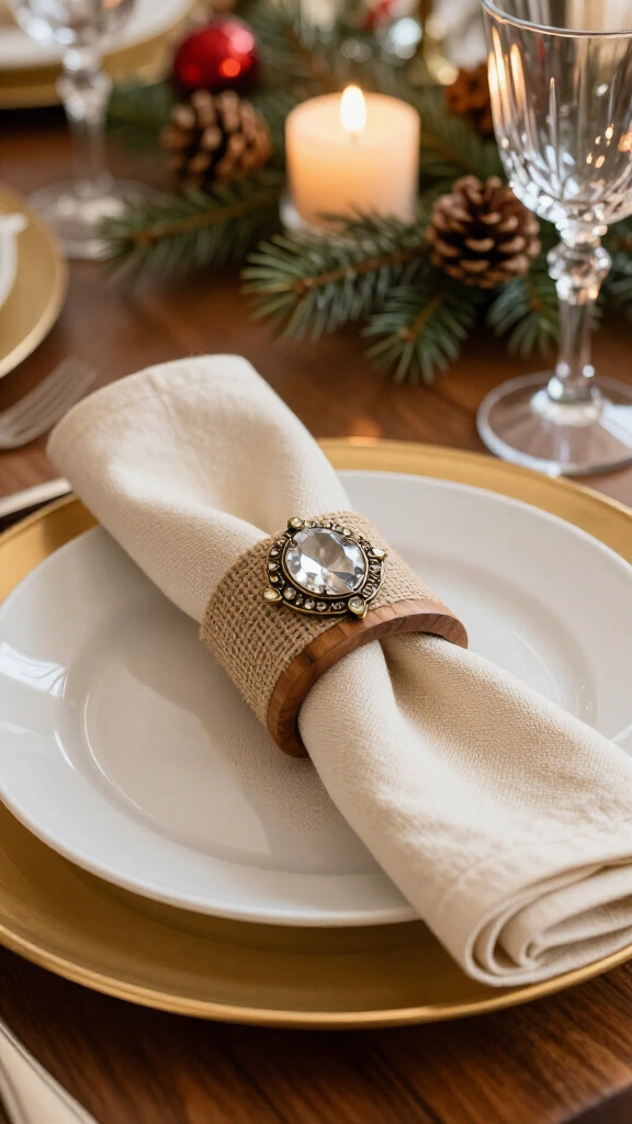 Custom napkin rings