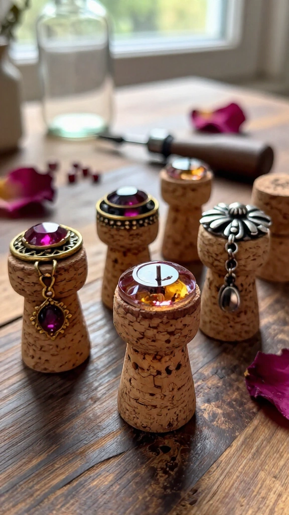 Decorative bottle stoppers