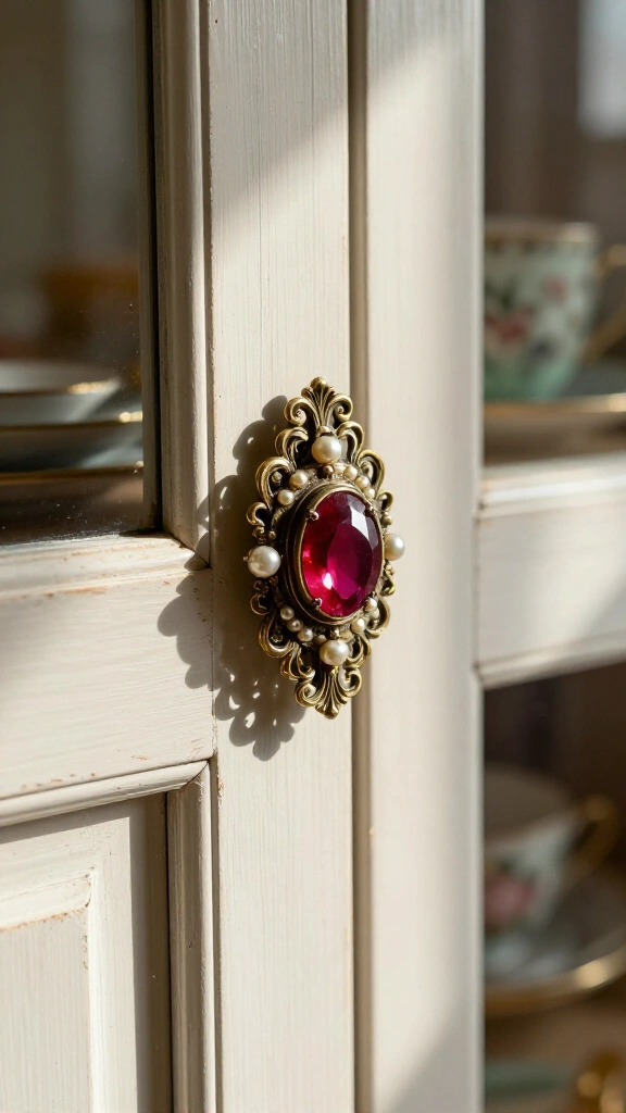 Decorative cabinet latch upgrades