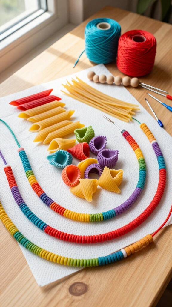 Pasta necklace masterpieces