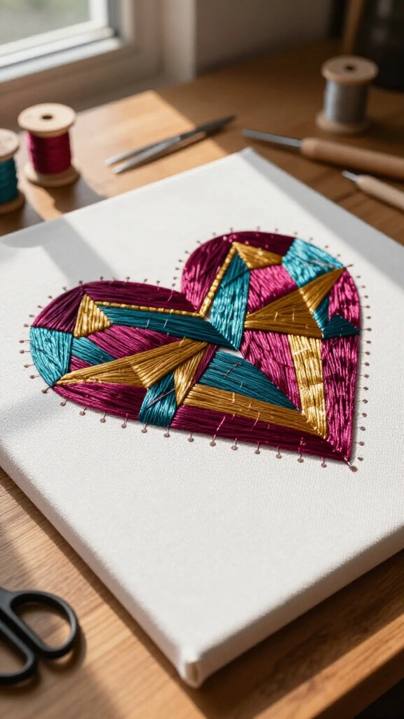 Canvas string art