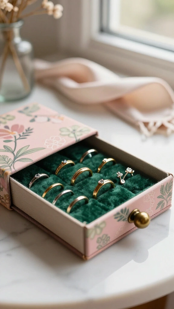 Matchbox dresser jewelry holder