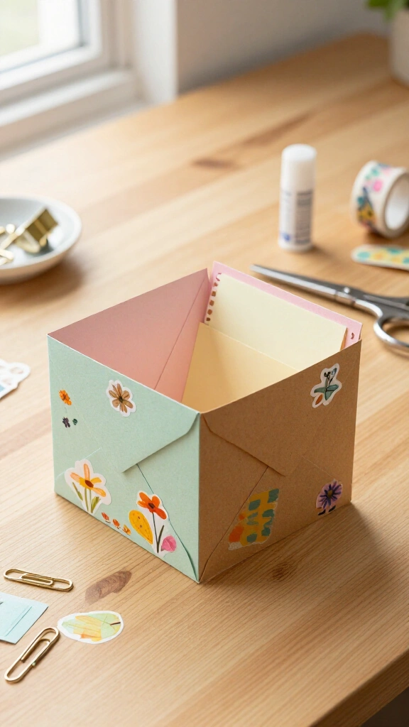 Quick envelope scrapbook folders