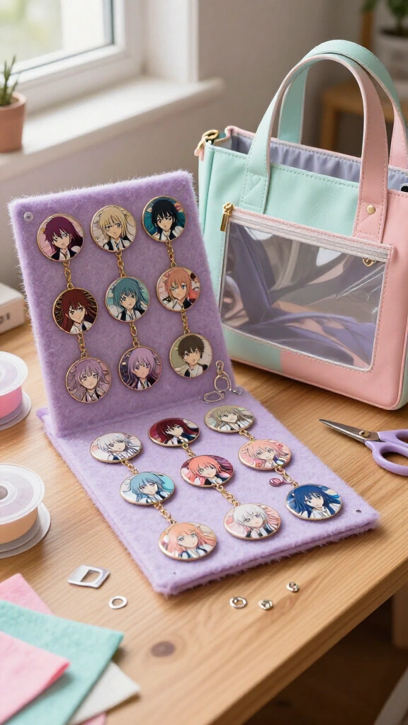 Custom anime ita bag display inserts