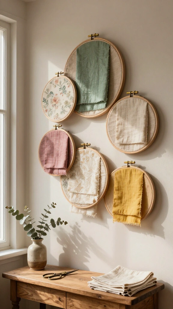 Embroidery hoop fabric gallery