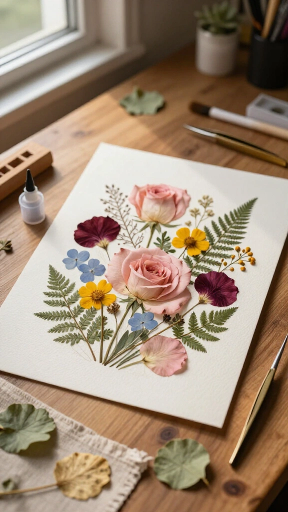 Botanical monogram wall art