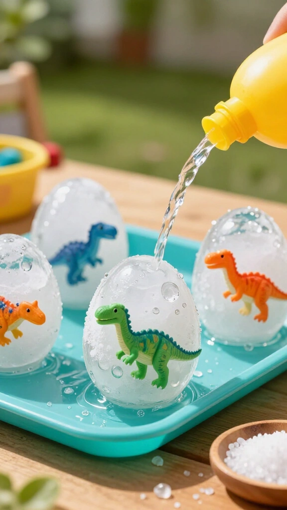 Frozen dino egg dig