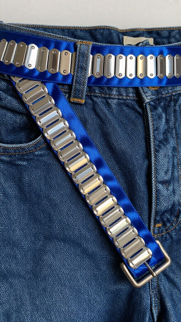 Soda can tab belt