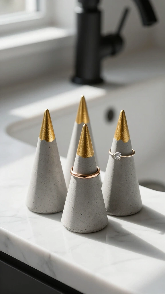 Concrete ring holder cone